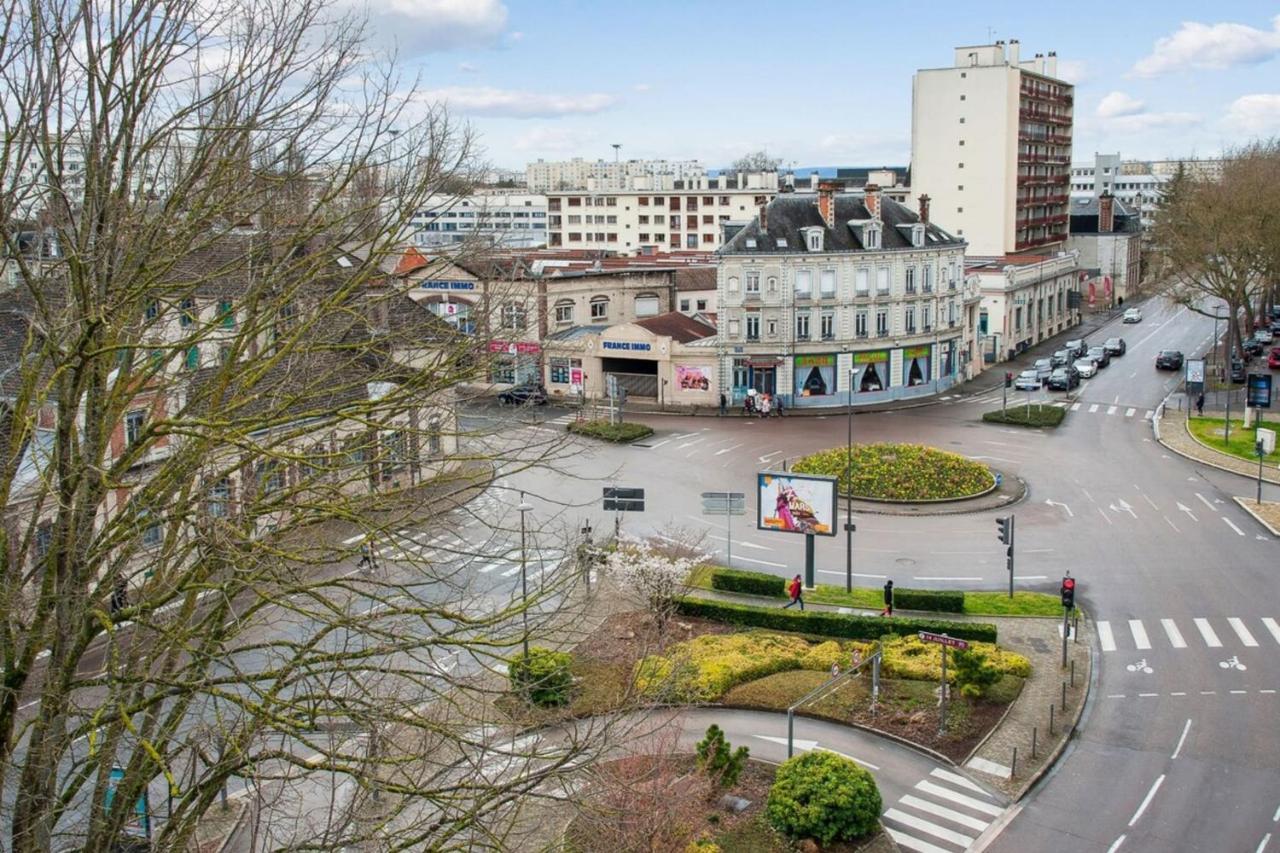 Sublime Appart Tout Confort Centre Ville Gare Troyes Bagian luar foto